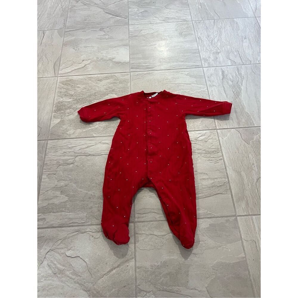 Tommy Hilfiger Red Sleeper Size 6-9 Month